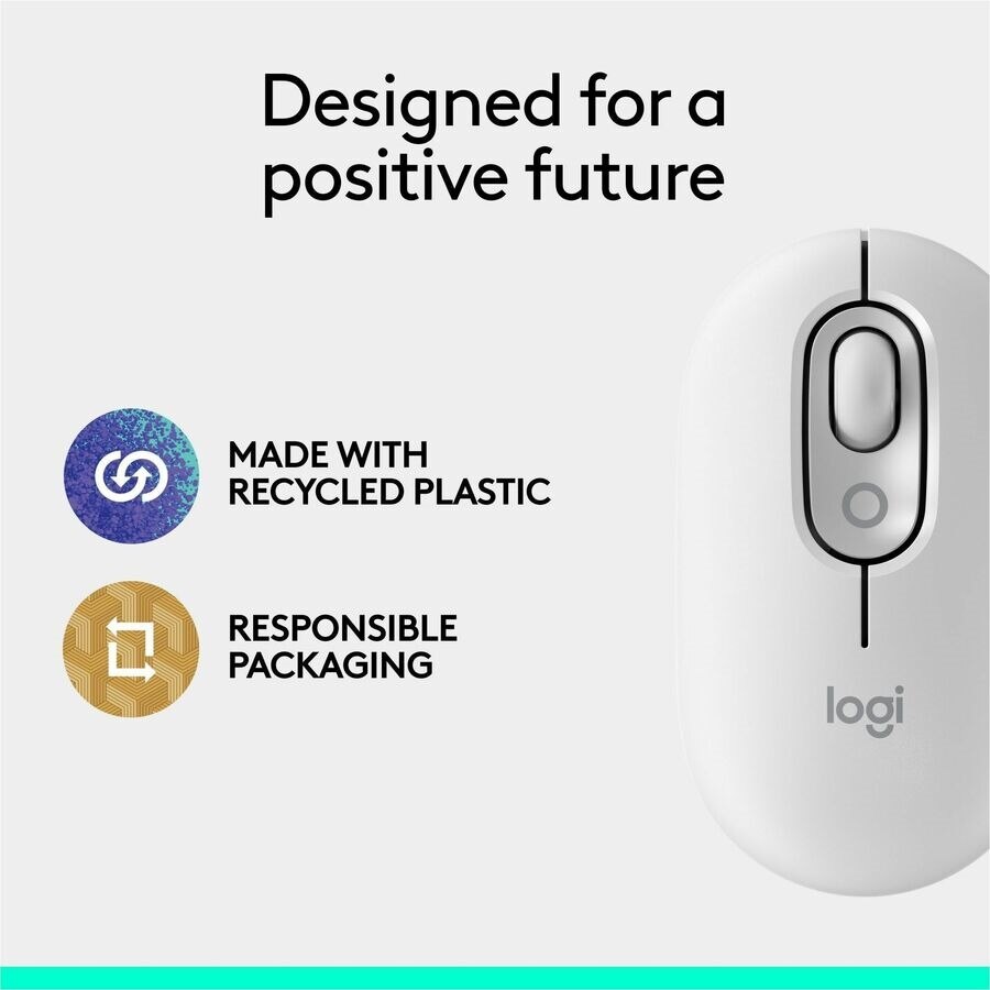 Logitech Pop Mouse Offwhite 11