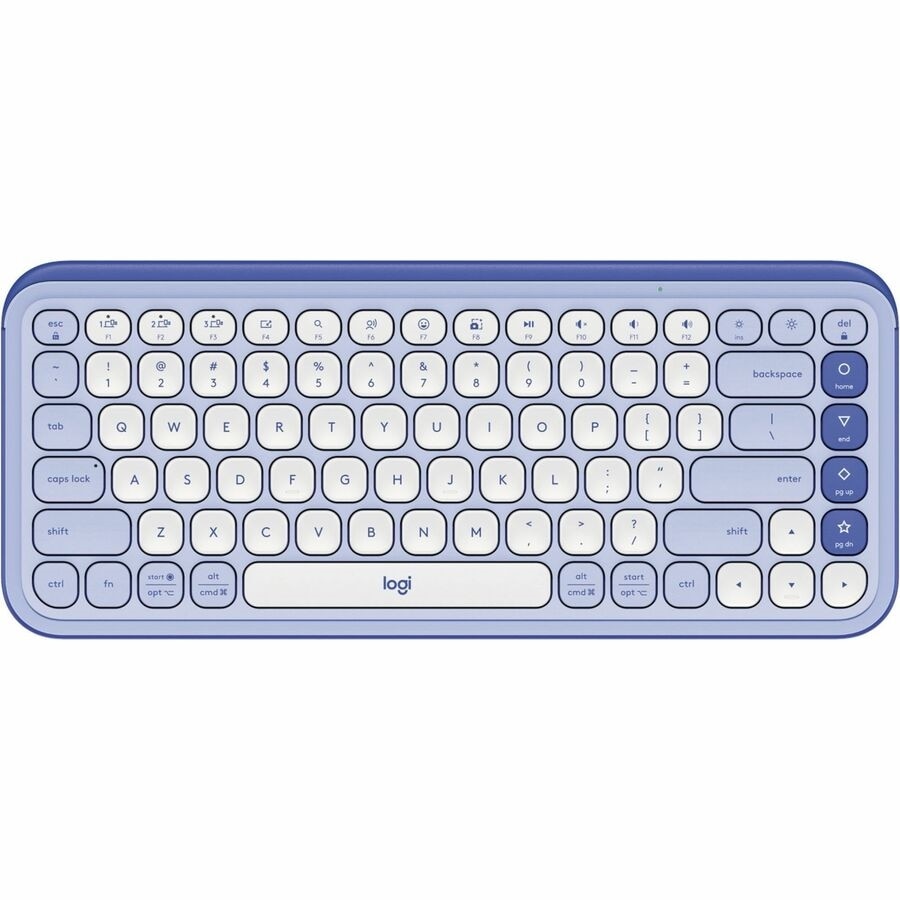 Logitech POP Icon Keys Wireless Bluetooth Keyboard - Lilac & Off-white 2