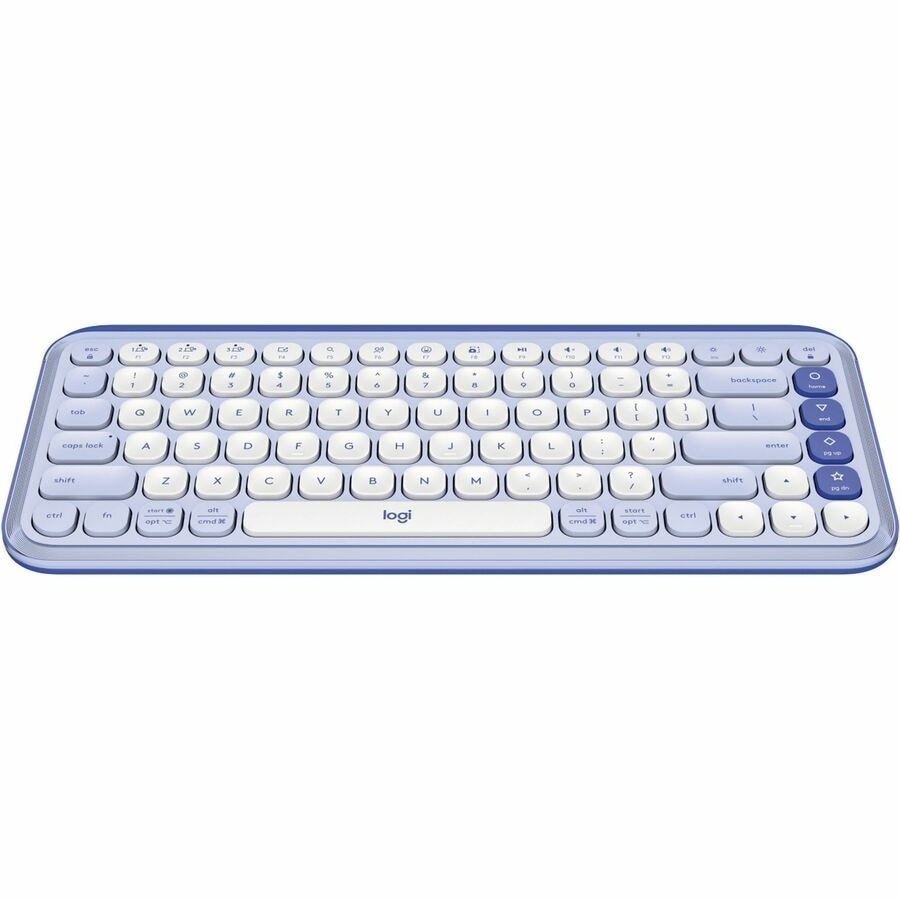 Logitech POP Icon Keys Wireless Bluetooth Keyboard - Lilac & Off-white 5