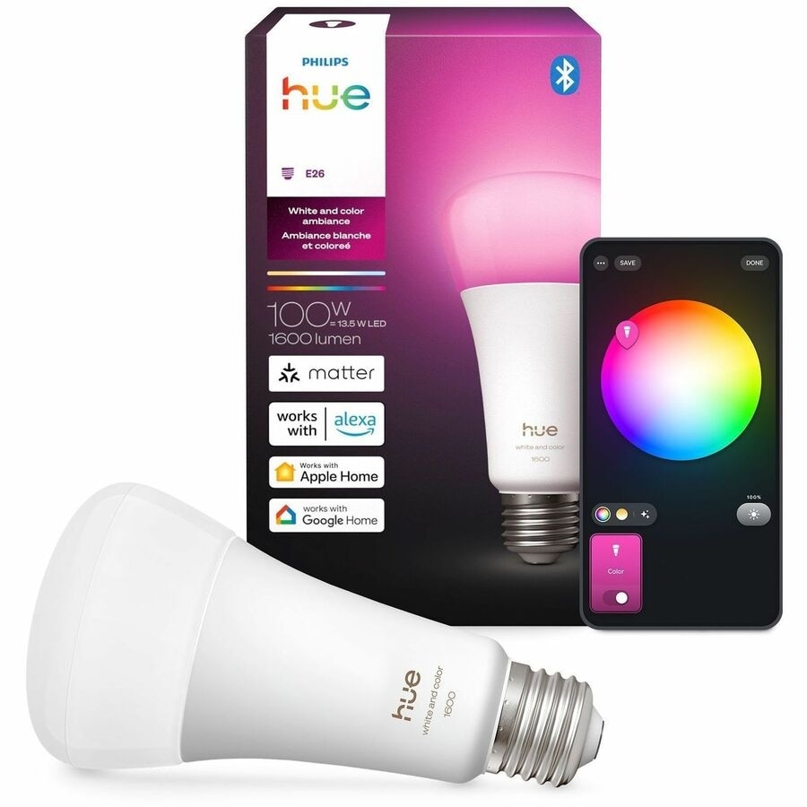 Philips Hue 100W A21- E26 Smart Bulb 2