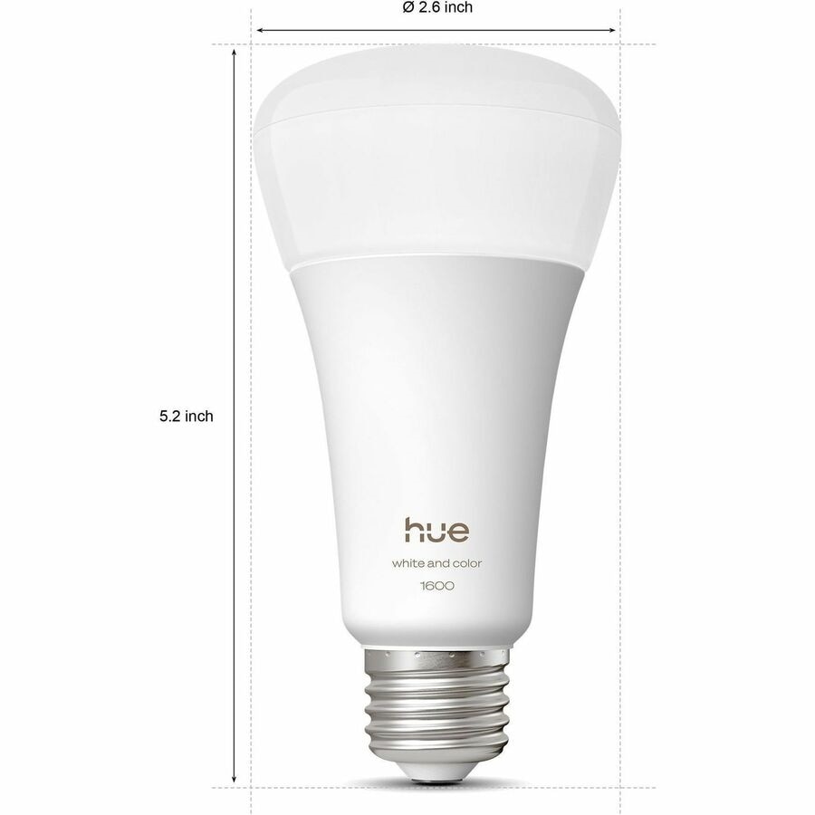 Philips Hue 100W A21- E26 Smart Bulb 8