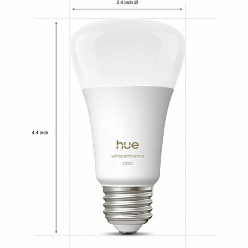 Philips Hue White Ambiance 2 pack - 75W Bulb 10