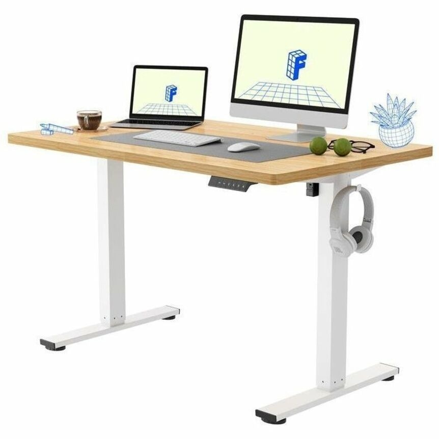 FlexiSpot Standing Desk E2 - Maple Top 2