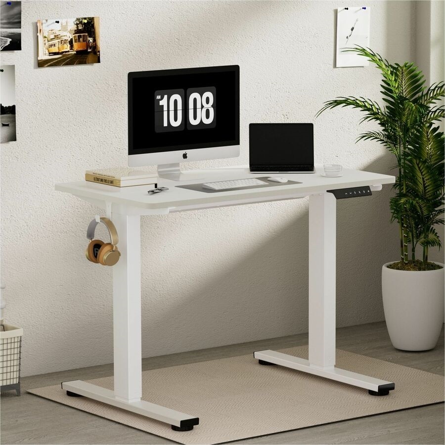 FlexiSpot Standing Desk E2 - White Top 3