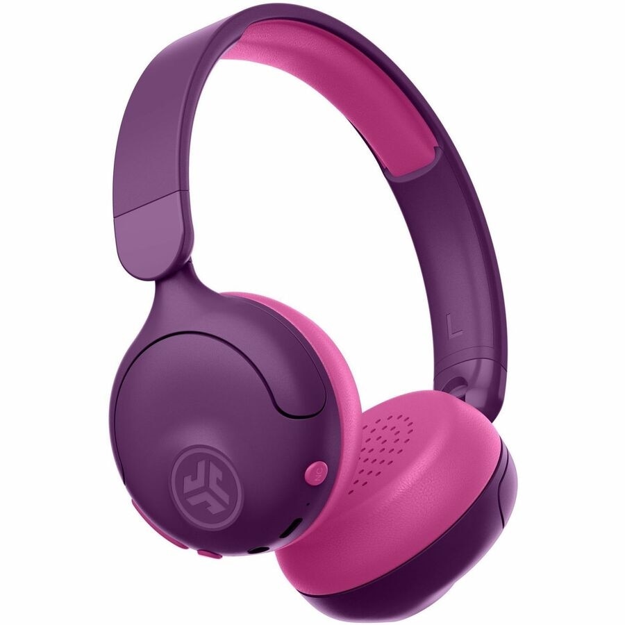 JLab Jbuddies ANC 2 In 1 Wireless + Wired Kids Headphones - Purple/ Pink 3