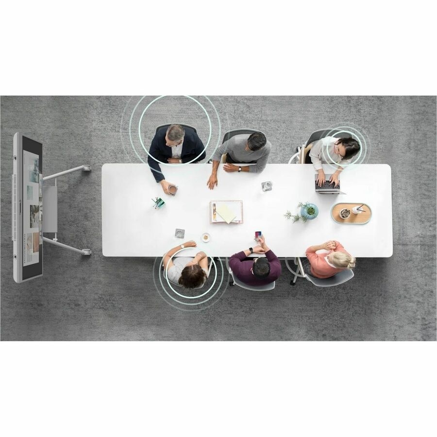 Logitech Rally Board 65 and Cart Bundle - Off-White 3