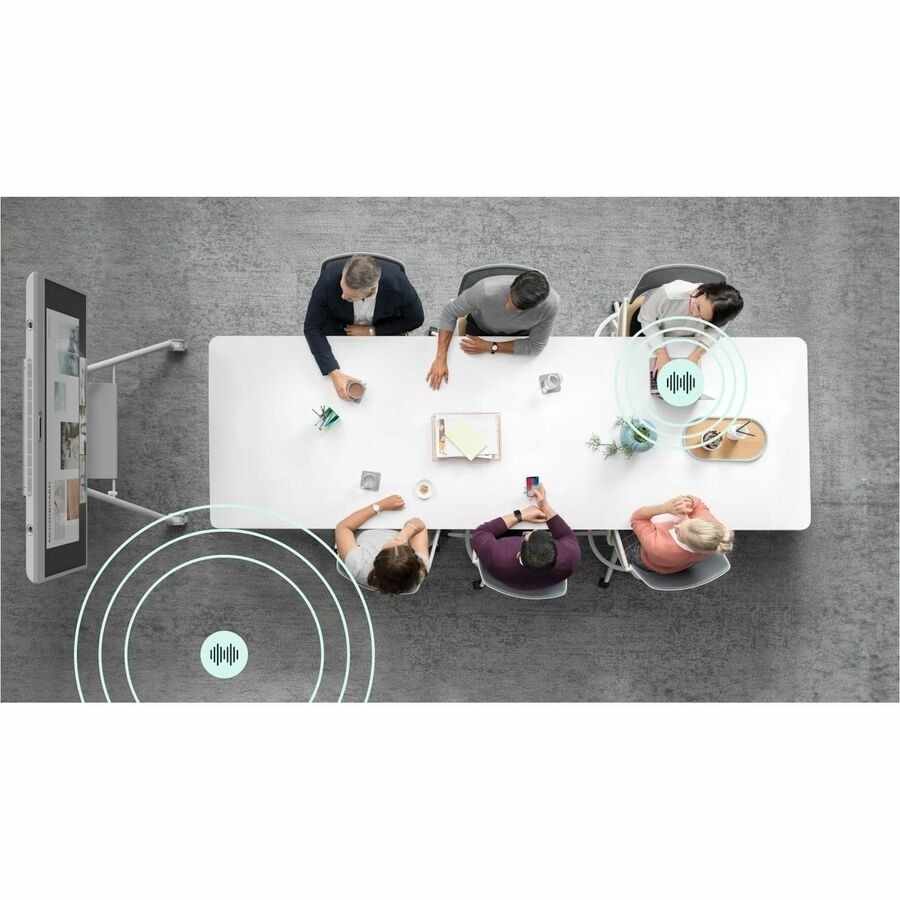 Logitech Rally Board 65 and Cart Bundle - Off-White 4