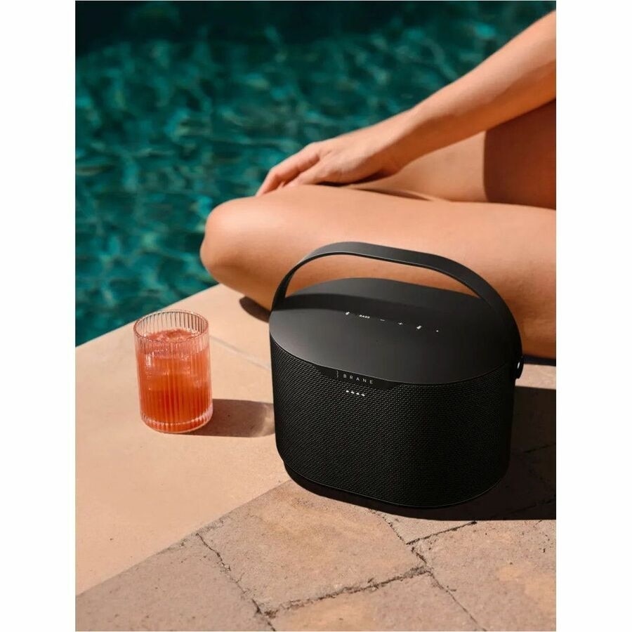 Brane X Portable Bluetooth Smart Speaker - 200 W RMS - Alexa Supported - Black 6