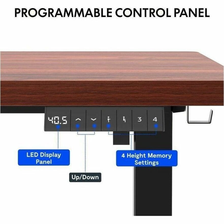 FlexiSpot Standing Desk E2 - Mahogany Top 5