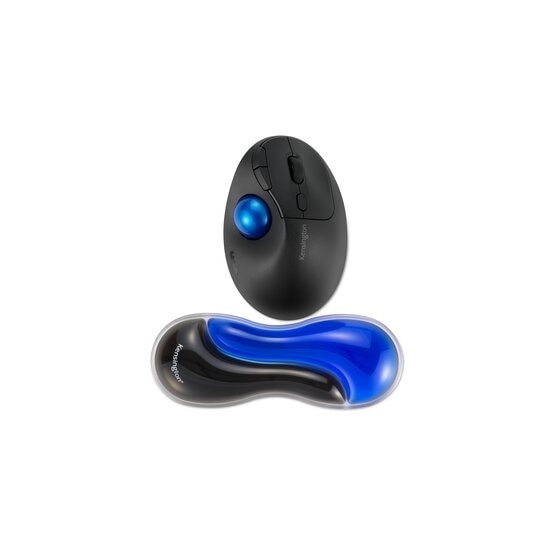 Kensington Slim Duo Gel Mouse/Trackball Wrist Rest - Blue 3