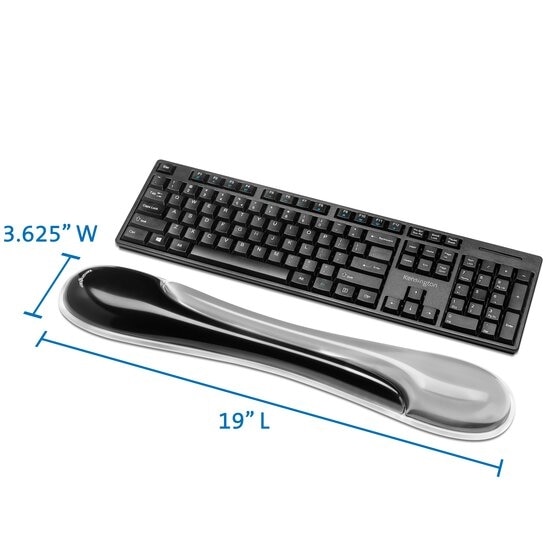 Kensington Duo Gel Mouse & Keyboard Wrist Rest Bundle - Gray 3