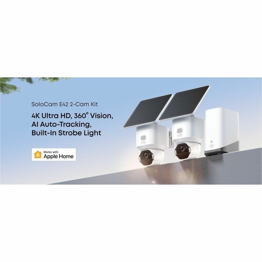 Eufy SoloCam E42 2-Cam Kit (HomeBase S380) - 16 GB HDD 6