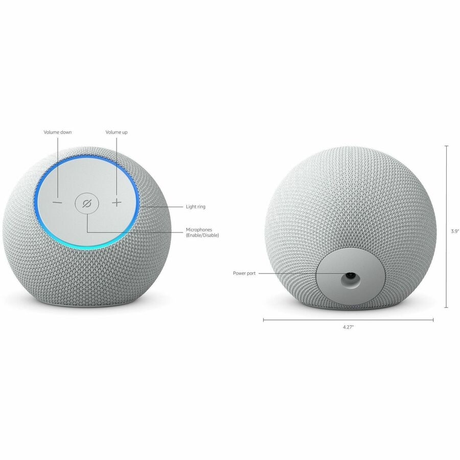 Amazon Echo Dot Max Bluetooth Smart Speaker - Alexa Supported - Glacier White 2