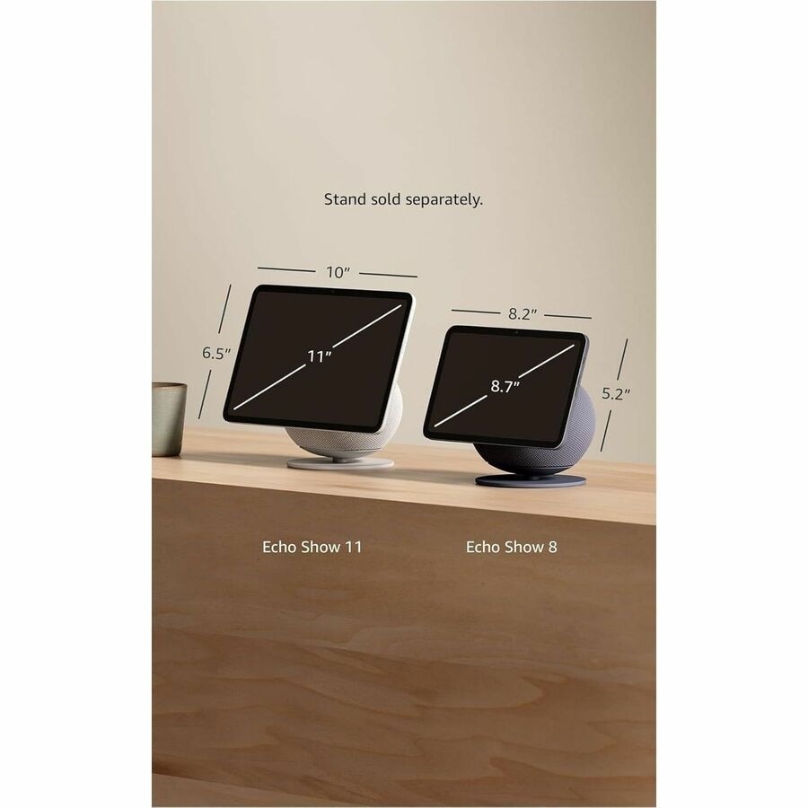 Amazon Echo Show 11 Smart Home Assistant - Alexa - IEEE 802.11a/b/g/n/ac - ZigBee, Sidewalk - Bluetooth - Glacier White 9