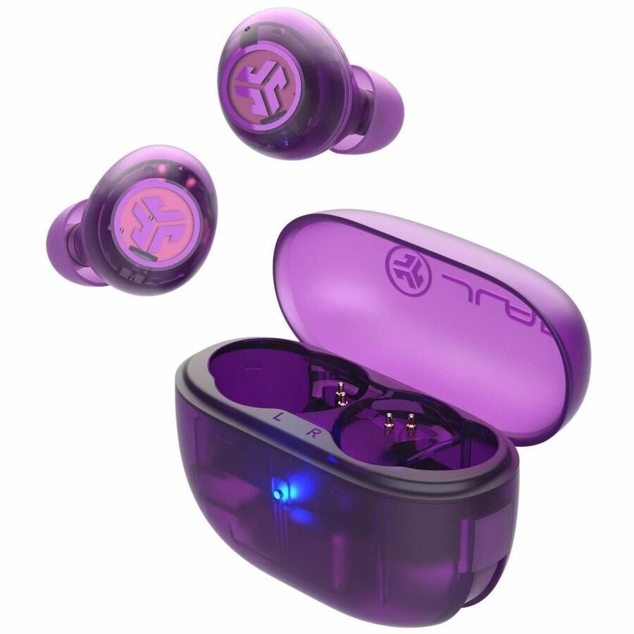 JLab GO POP ANC True Wireless Earbuds (Transparent Purple) 8