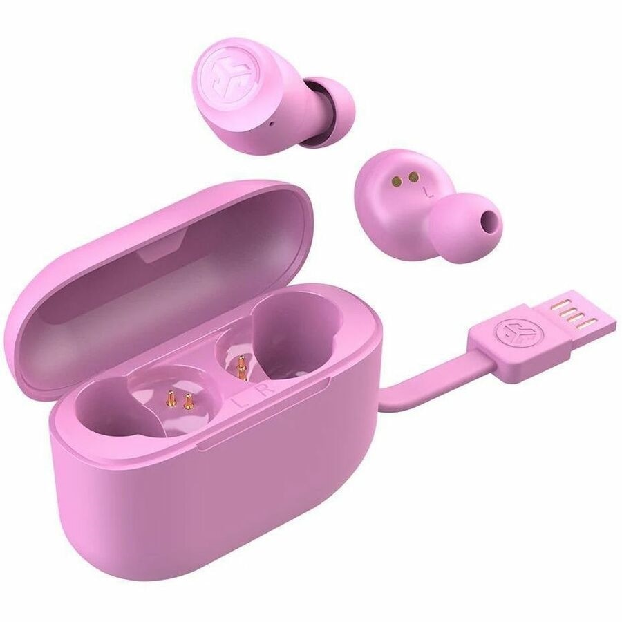 JLab GO POP + True Wireless Earbuds (Pink) 7