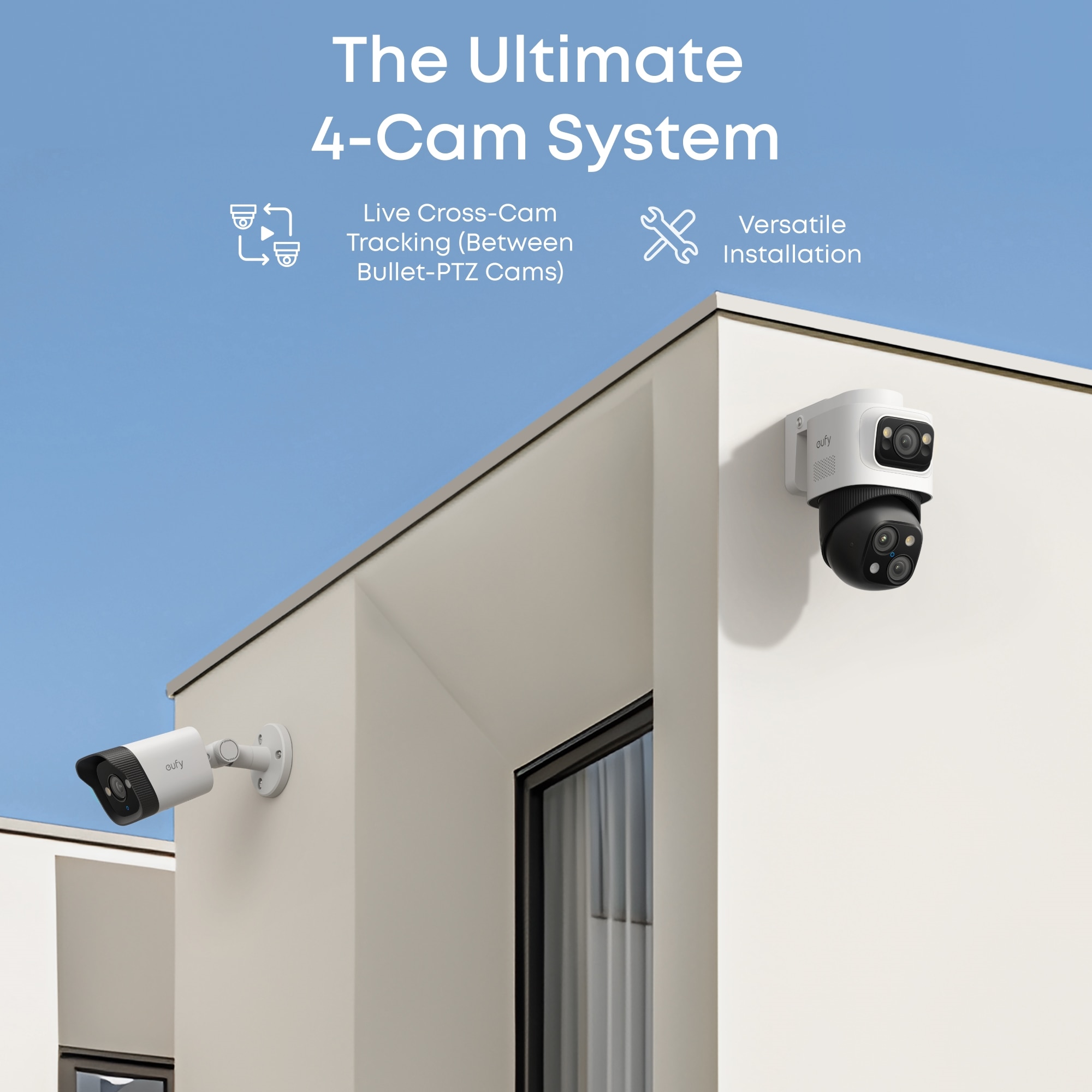 Eufy 4K PoE NVR Security System with (x2) S4 Max Cameras, (x2) 4K Bullet Cameras and 8-Channel NVR w/ 2TB HDD 5