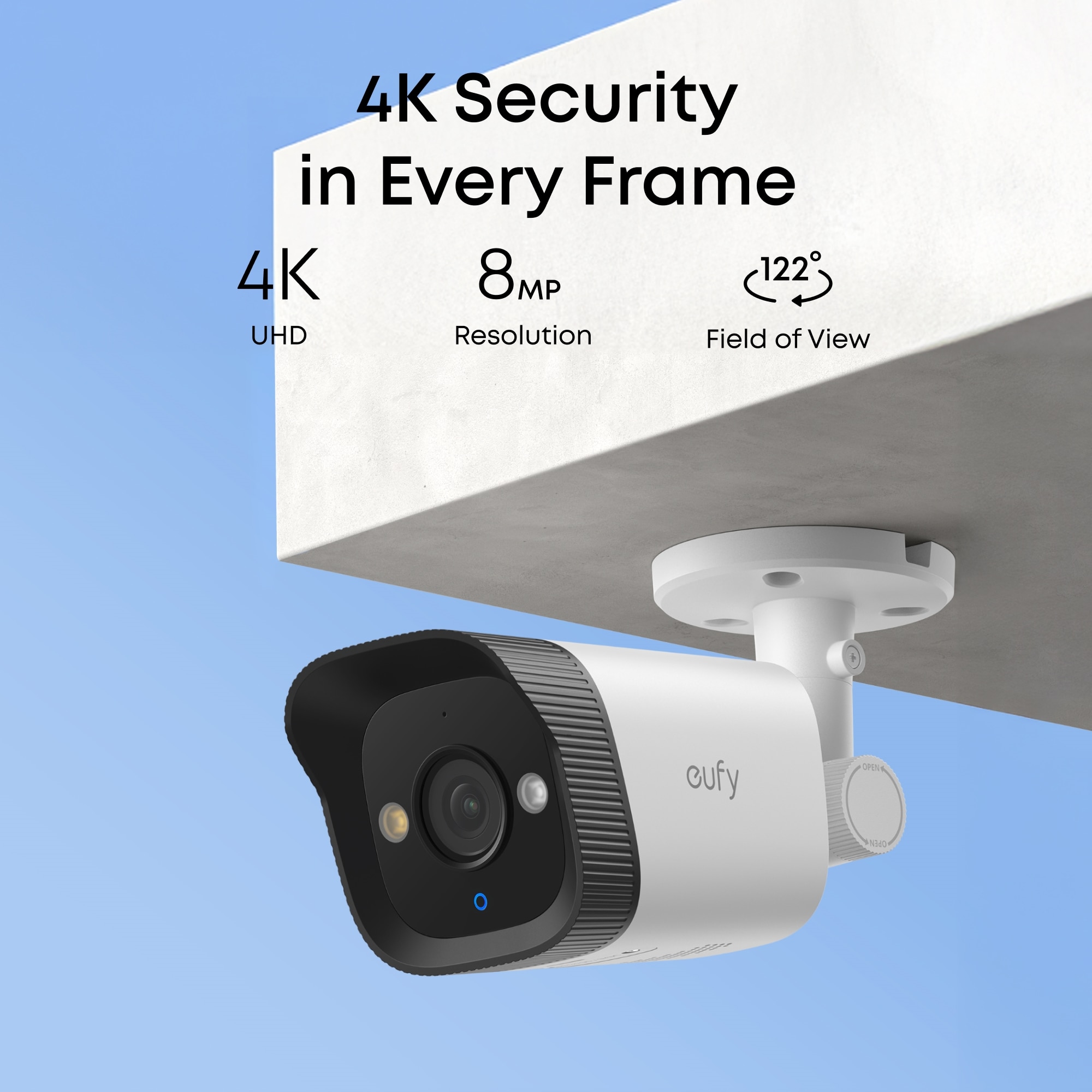 Eufy E40 8 Megapixel 4K Network Camera - Color - Bullet 2