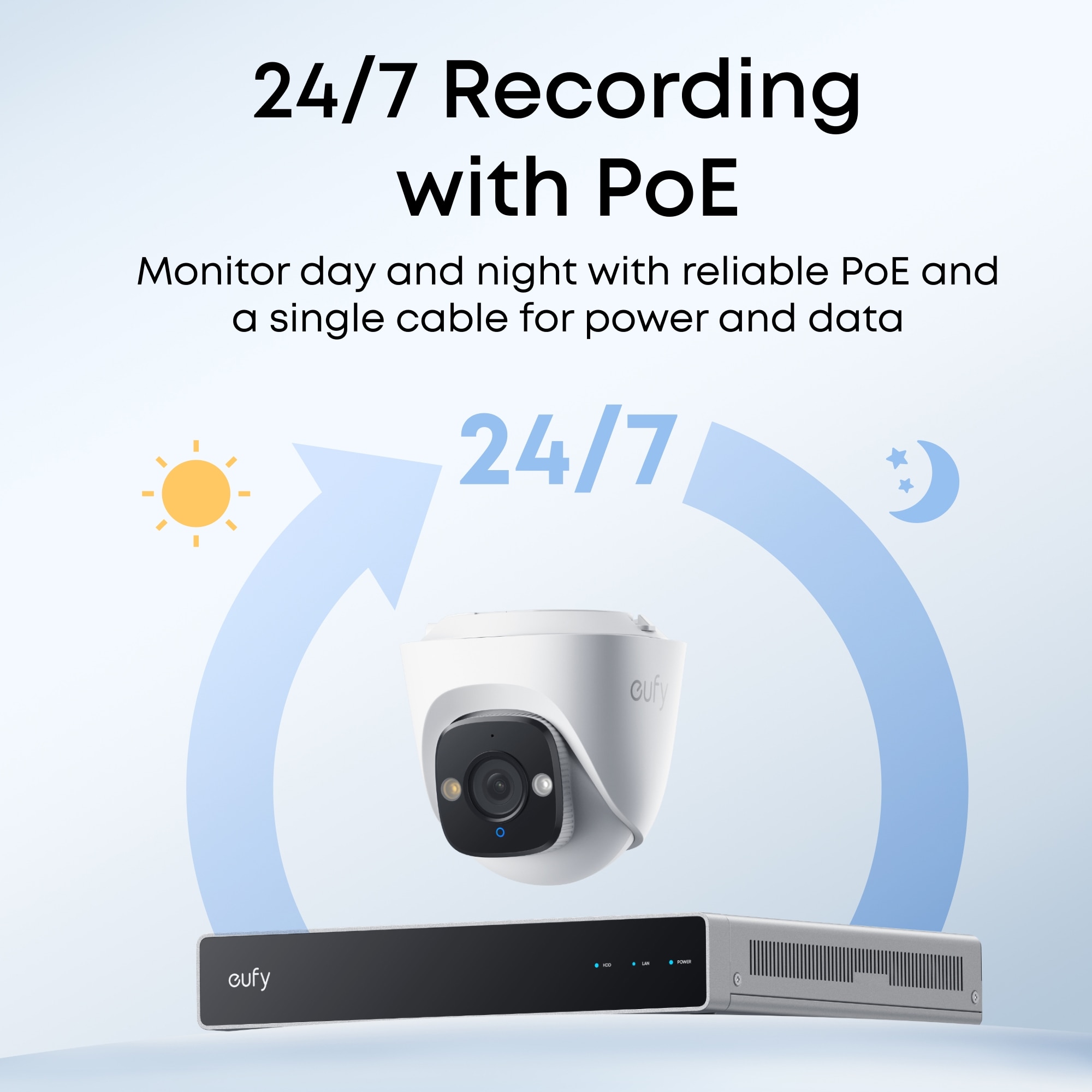 Eufy E41 8 Megapixel Indoor/Outdoor 4K Network Camera - Color - Turret 8