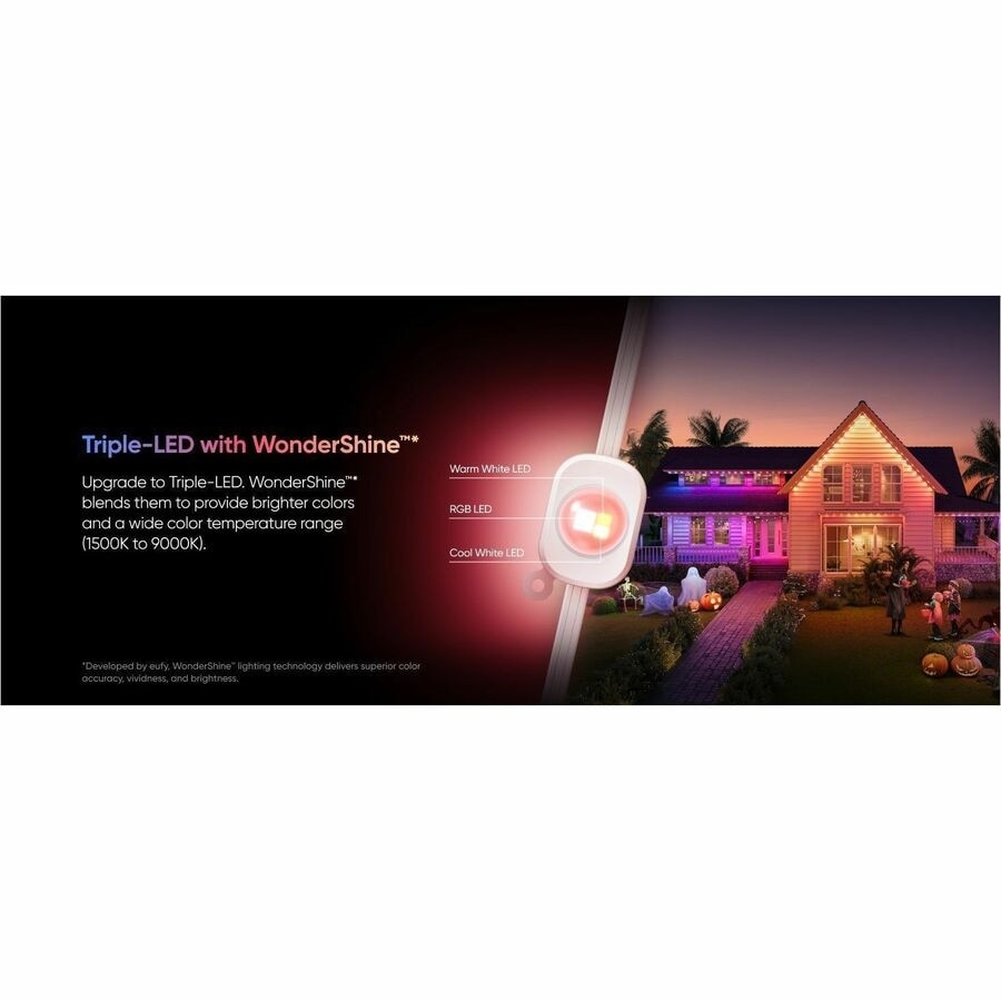 Eufy Permanent Outdoor Lights E22, 100ft 8