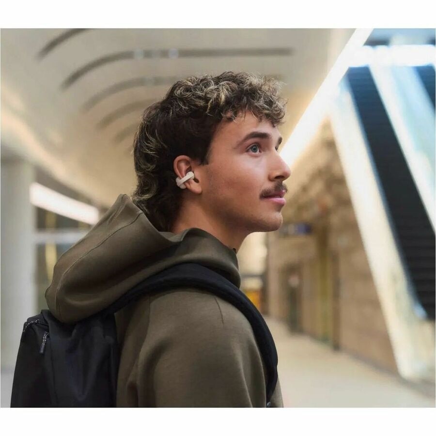 Sony LinkBuds Clip Truly Wireless Open Earbuds | Greige 2