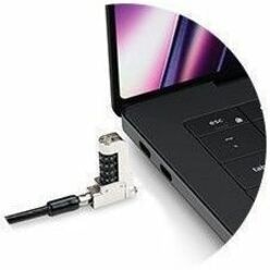 Kensington Specialized USB-C PortLock, Resettable Combination Lock for Dell XPS 13, 14 & 16 – 2026 and newer 9