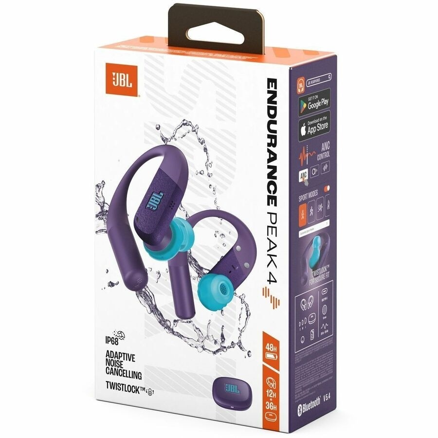 JBL Endurance Peak 4 True Wireless Noise Cancelling Sport Earbuds 9