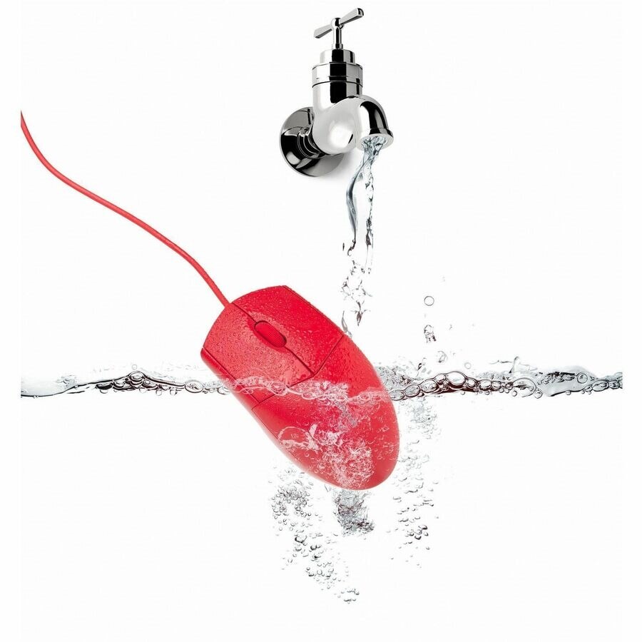 Kensington Pro Fit™ Wired Washable Mouse - Red 5