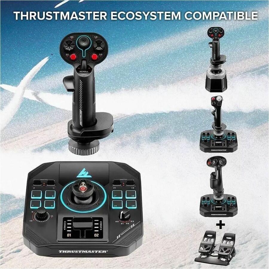 Thrustmaster SOL-R 4 HOTAS Gaming Joystick/Throttle - Cable - USB - PC 9