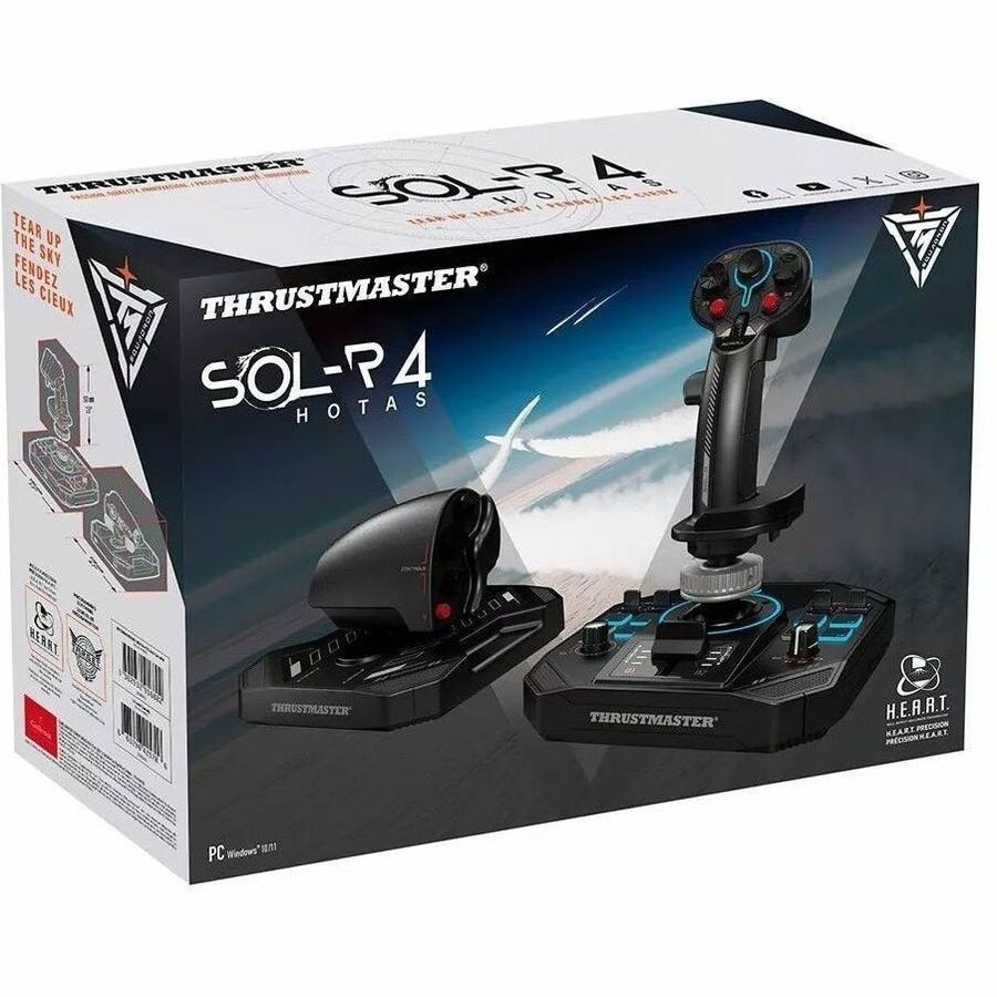 Thrustmaster SOL-R 4 HOTAS Gaming Joystick/Throttle - Cable - USB - PC 10
