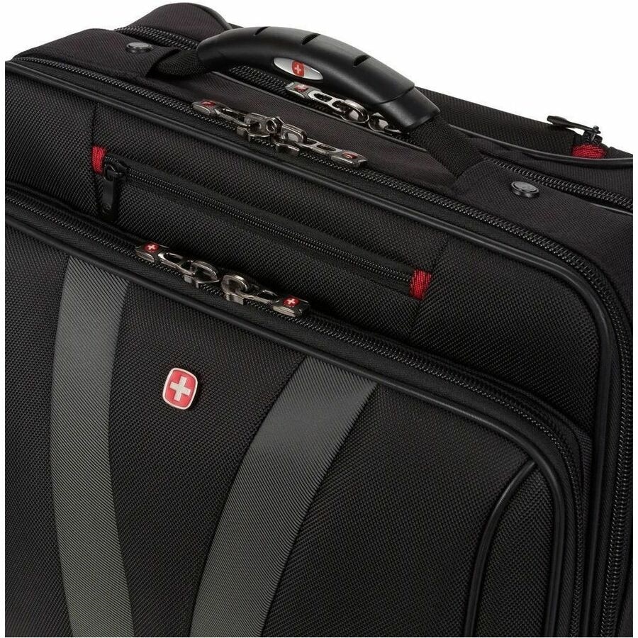 SwissGear Granada Pro 602684 Carrying Case (Roller) for 17" Notebook - Black 11