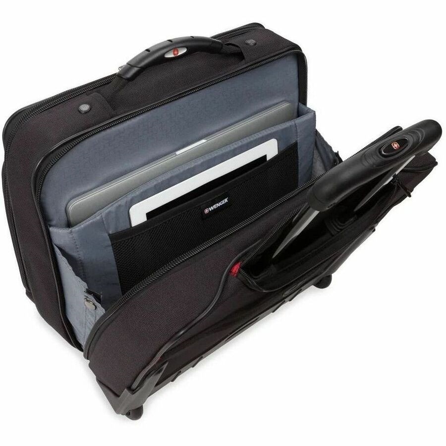 SwissGear Granada Pro 602684 Carrying Case (Roller) for 17" Notebook - Black 7