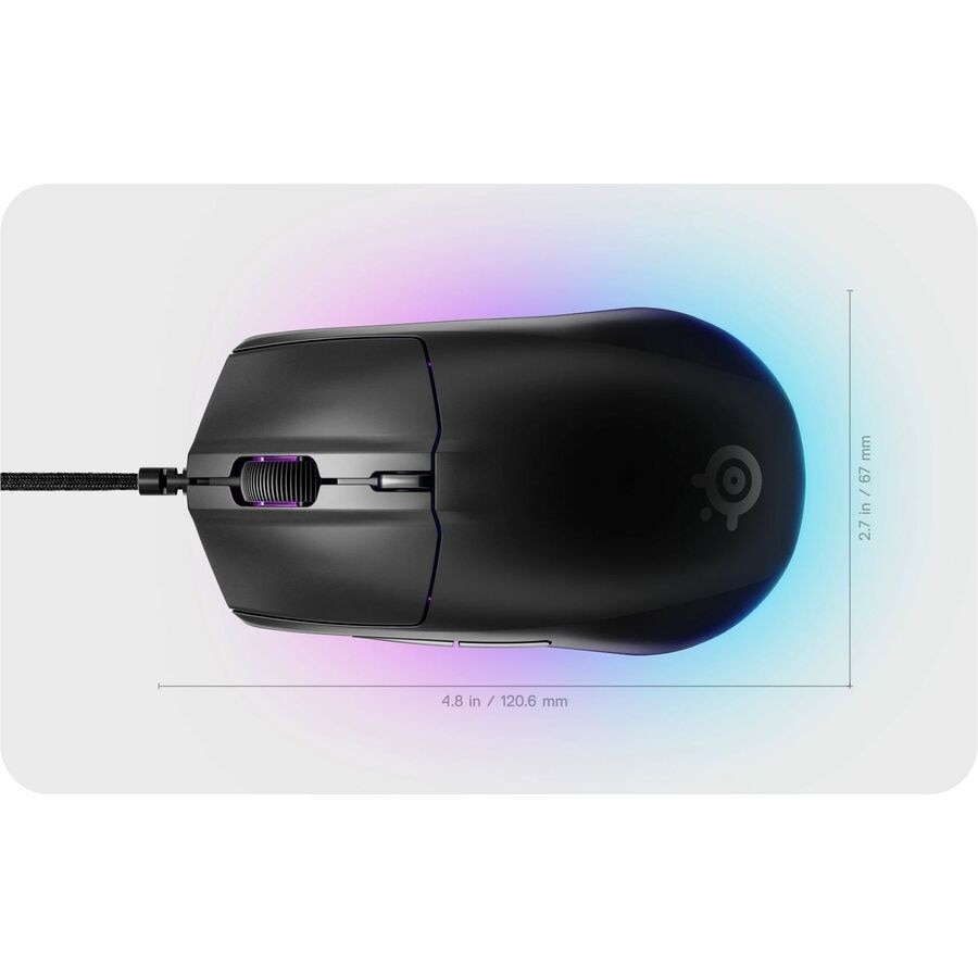 Steel Series Rival 3 Wired Gaming Mouse Gen 2 - Black 3