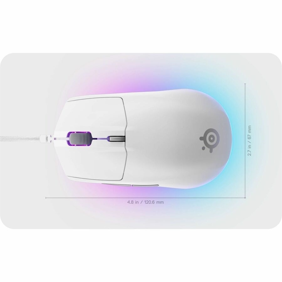 Steel Series Rival 3 Wired Gaming Mouse Gen 2 - White 3