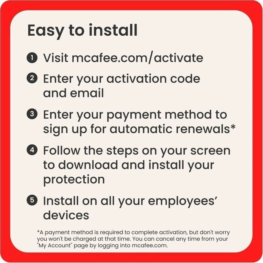 Download McAfee Small Business Security 5 User 1 Year Subscription 8