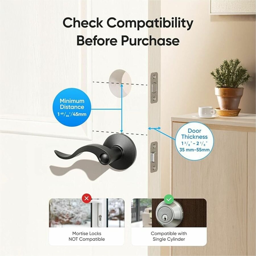 eufy Smart Lock C220 Fingerprint Keyless Entry 5