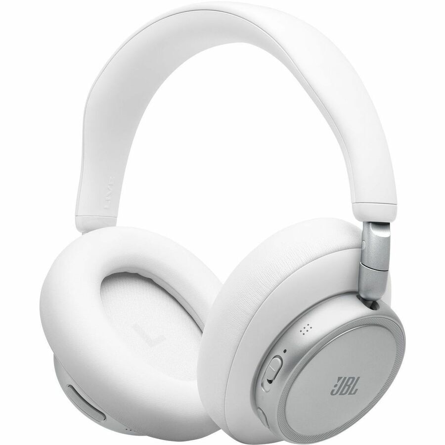 JBL Wireless Over-Ear Noise Cancelling Headphones – White 2