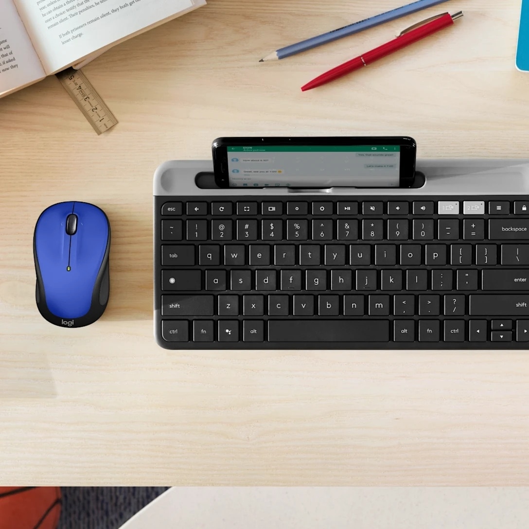 M325S Wireless Mouse - Blue 6