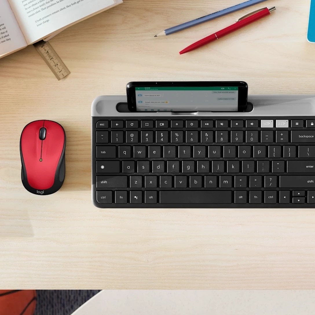 M325S Wireless Mouse - Red 6