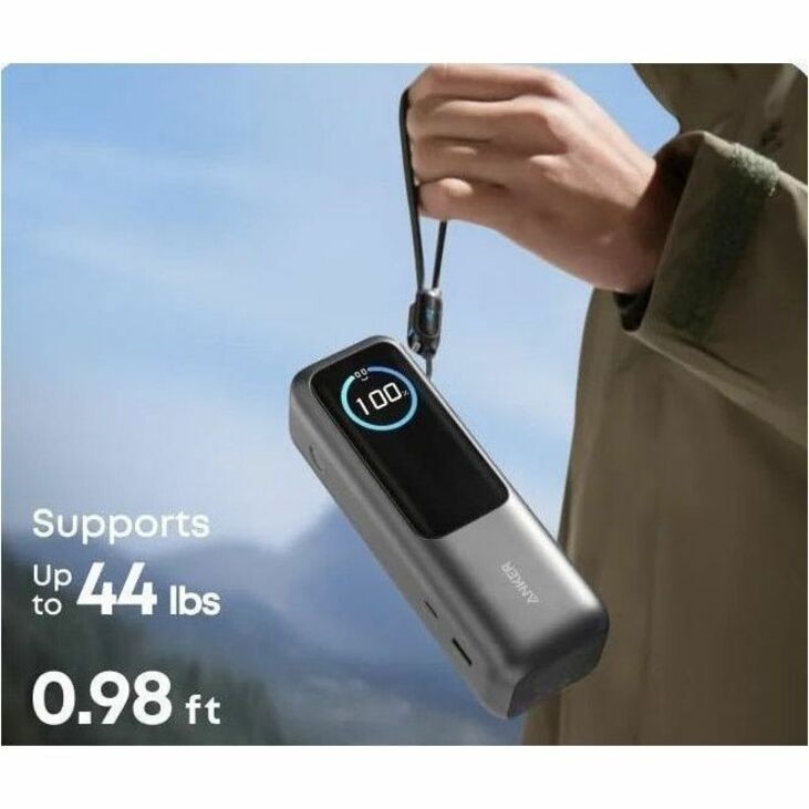 Anker 165W Built In USB-C Lanyard (A1695) – Black 4