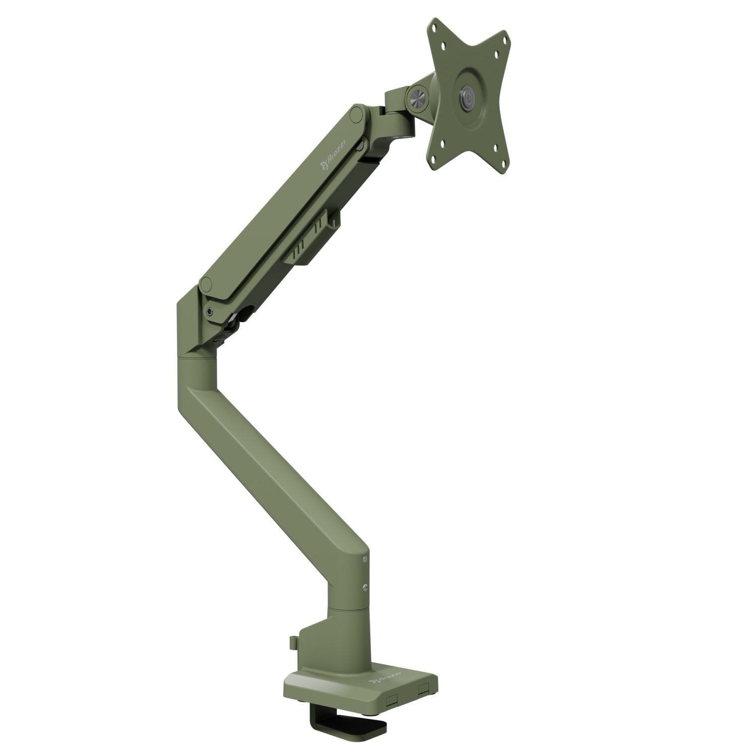 Arozzi Alzare Neo Single Gas Spring Monitor Arm - Forest Green 2
