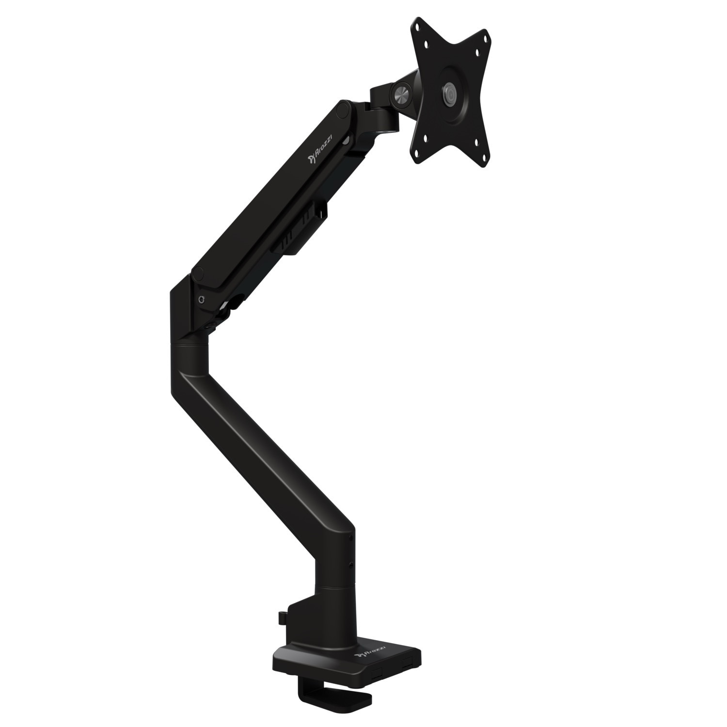 Arozzi Alzare Neo Single Gas Spring Monitor Arm - Black 2