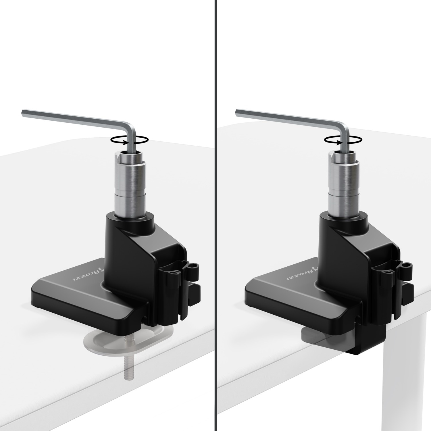 Arozzi Alzare Neo Single Gas Spring Monitor Arm - Black 4