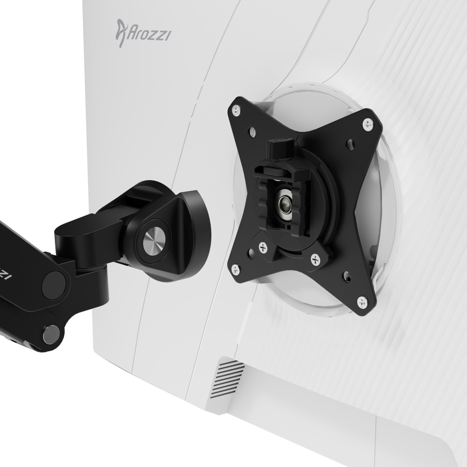 Arozzi Alzare Neo Single Gas Spring Monitor Arm - Black 6