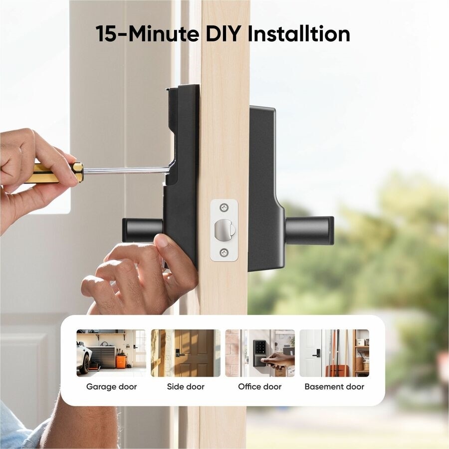 eufy C33 Smart Lock with Lever Handle 9