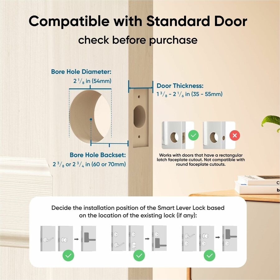 eufy C33 Smart Lock with Lever Handle 10