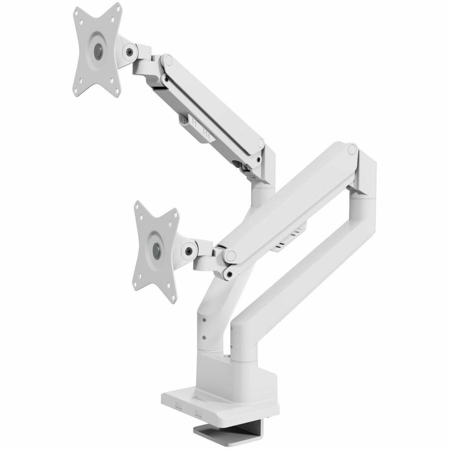 Arozzi Alzare Neo Duo Gas Spring Monitor Arm - White 2