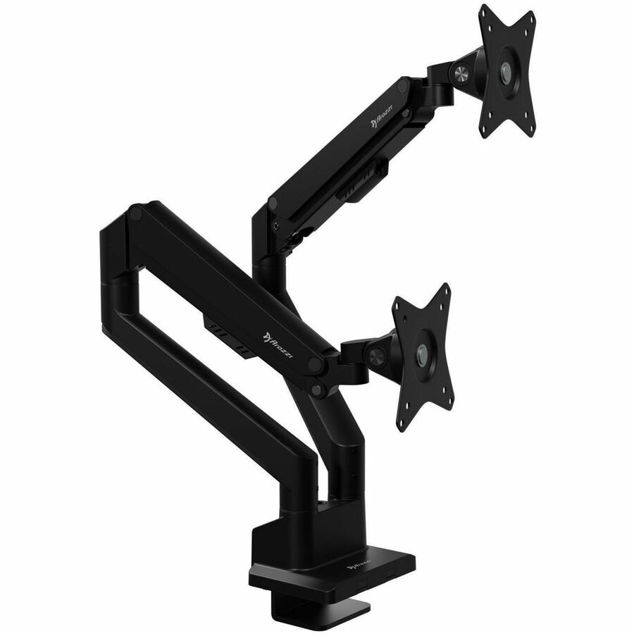 Arozzi Alzare Neo Duo Gas Spring Monitor Arm - Black 3