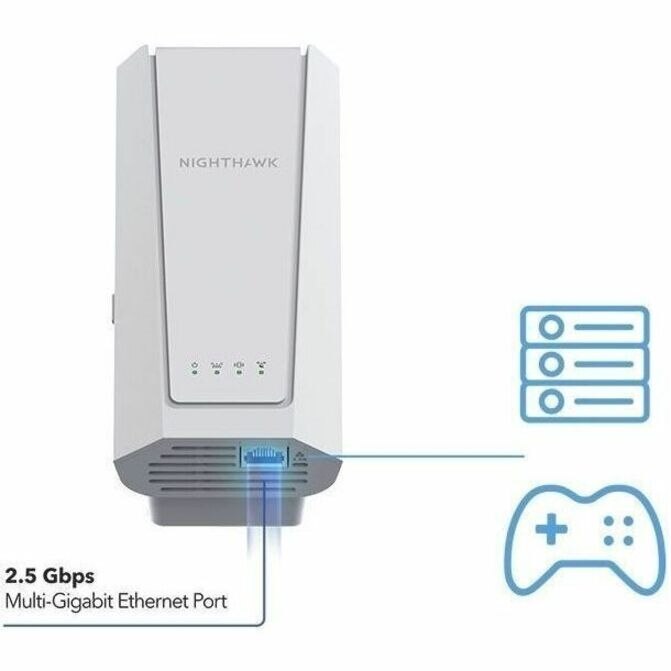 Netgear Nighthawk EXS27 Dual Band Wi-Fi 7 IEEE 802.11a/b/g/n/ac/ax/be/k 5 Gbit/s Wireless Range Extender 3