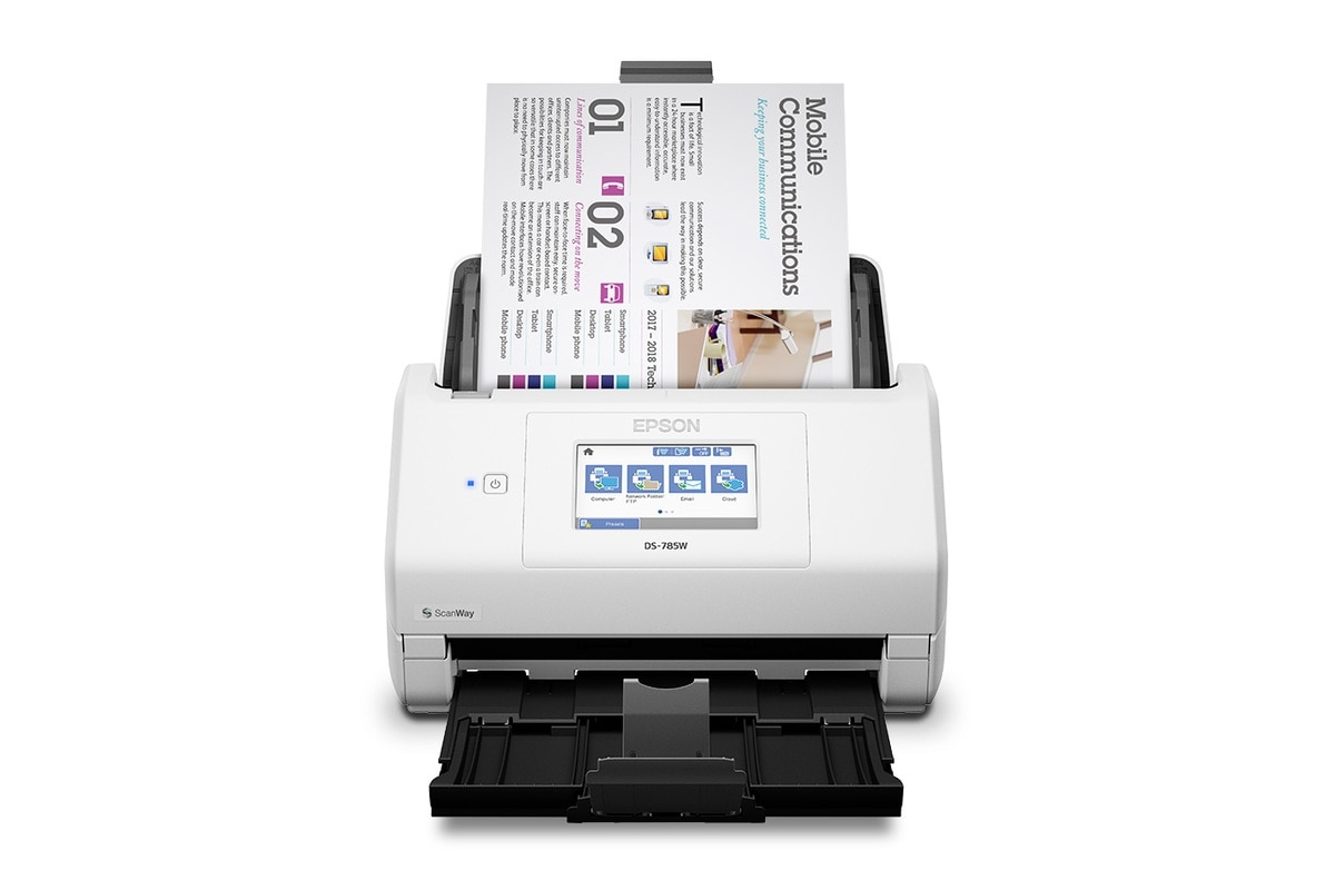 Epson DS-785W High-Speed Wireless Desktop Document Scanner 2